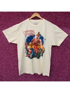 Cannibal Corpse Eaten Back To Life Death Metal Band T-Shirt Large